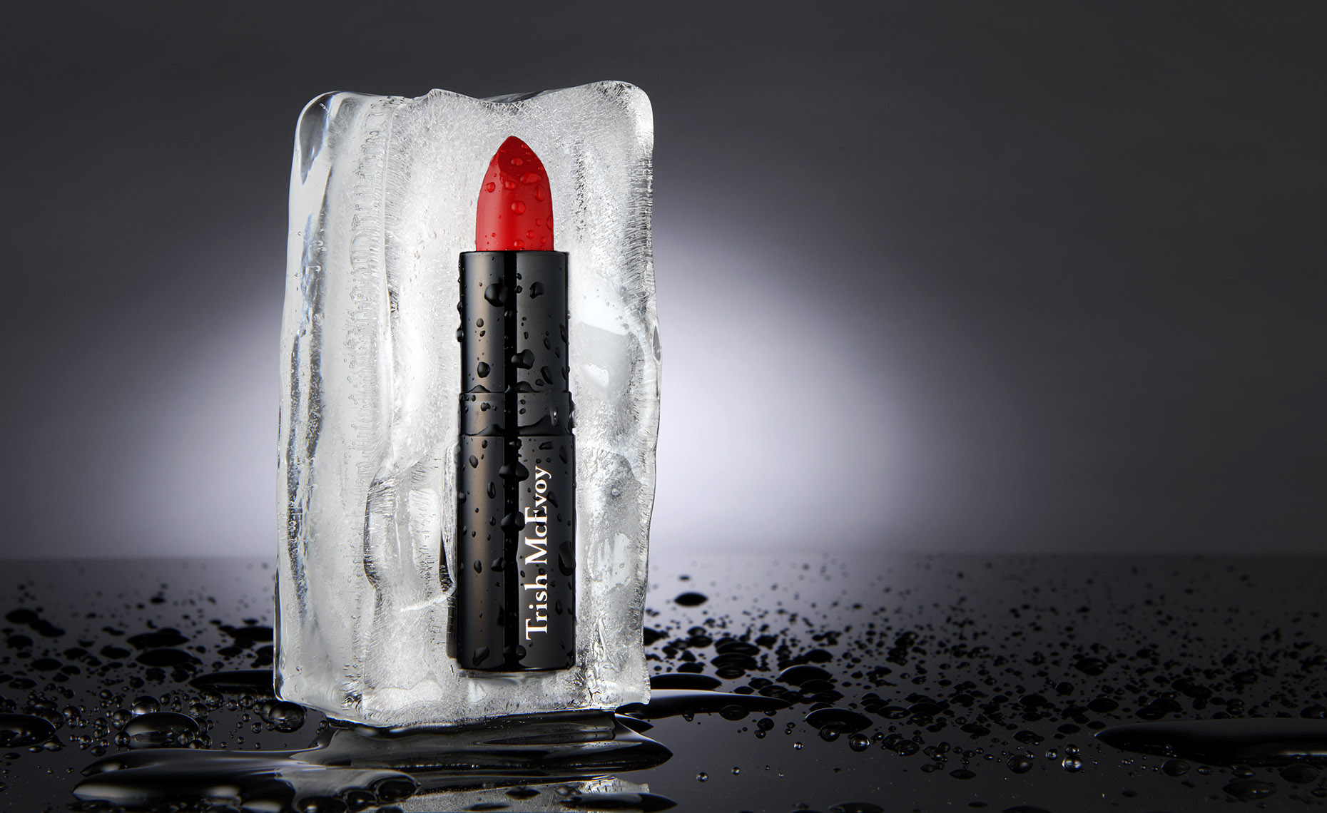 Trish McEvoy Red Lipstick in ice